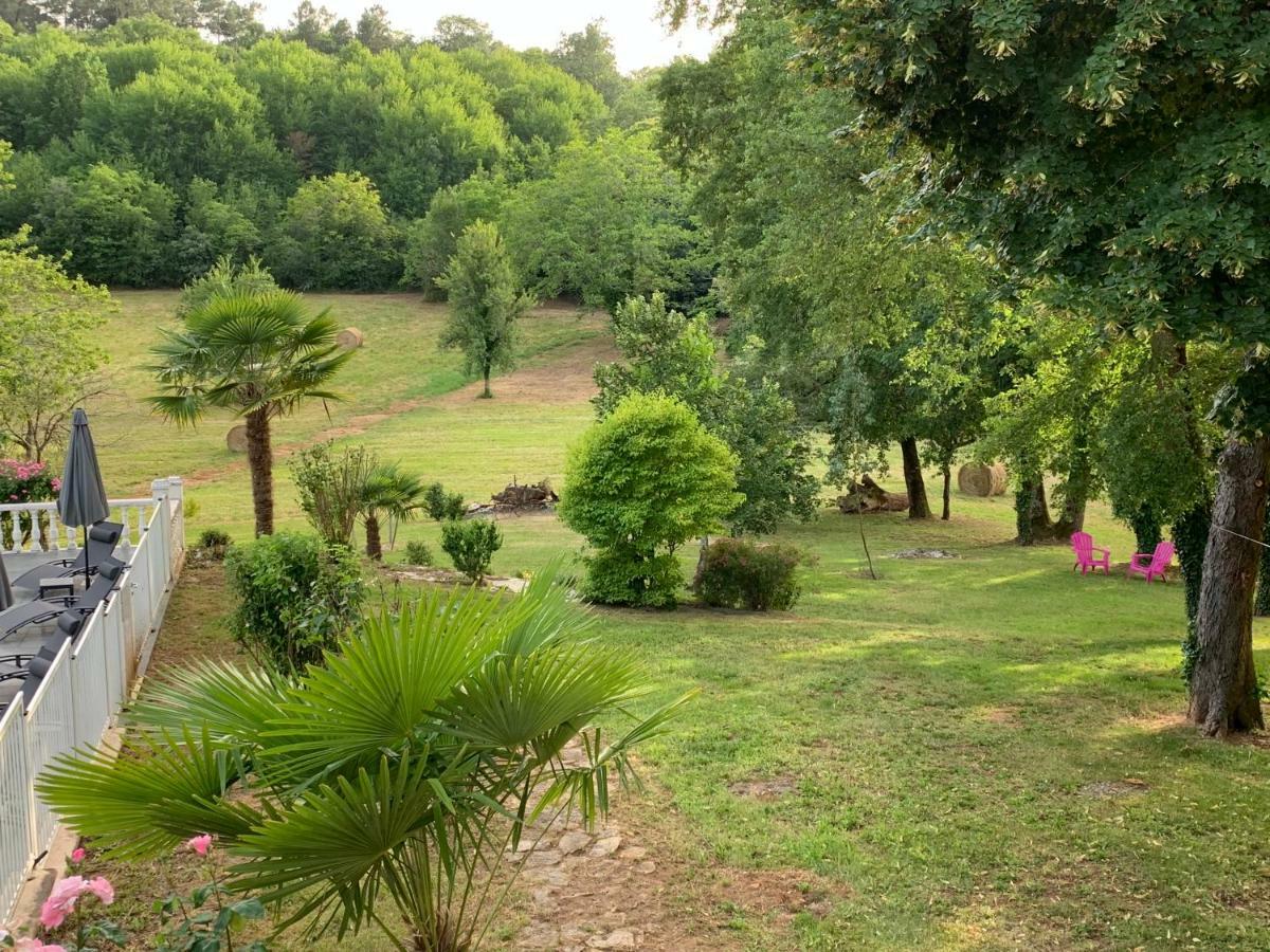 Villa La Biche Au Bois Piscine Chauffee Jacuzzi Cazals  Exterior foto